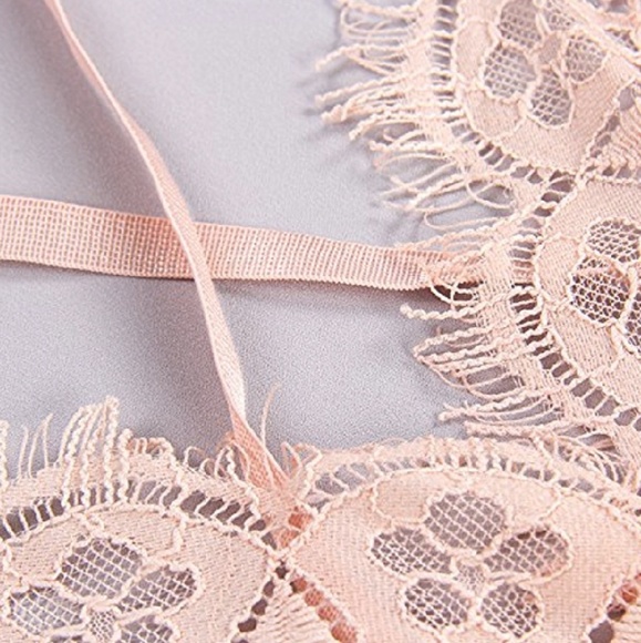 Sexy Blush Lace One Piece - Picture 4 of 8